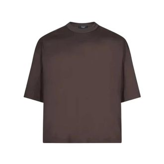 Comme Des Gar&ccedil;ons Gelaagd T-shirt - Heren - Tops - Bruin - Maat: XL Katoen