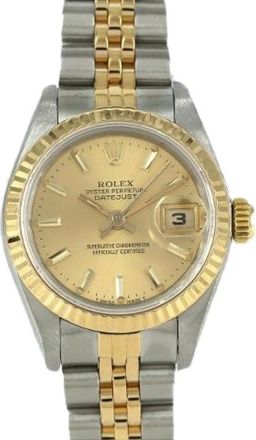 Rolex Pre-owned Datejust Acciaio Inossidabile Oro Giallo Automatico - - Pre-owned - Donna - Giallo - ONE SIZE