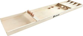 Cougar Mini shuffleboard de madera, natural, 20 discos, 120 cm