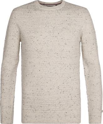 Petrol Industries Heren Gebreide Kabel Trui Madison - Wit