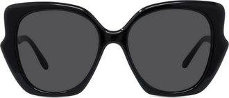 Loewe Slanke Zonnebril - Dames - Zonnebrillen - Zwart - 55 MM - Accessoires