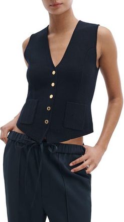 Rag & Bone Portia Wool Vest in Navy at Nordstrom, Size Xx-Small