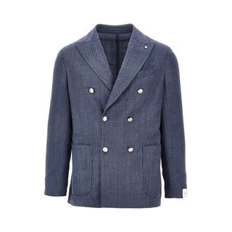L.B.M. 1911 L. B.M. 1911 Tom wool-blend double-breasted jacket Man 50