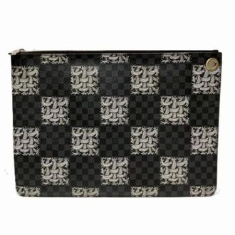 Louis Vuitton Vintage, unisex, Zwart, ONE Size, Pre-owned Plastic Clutch