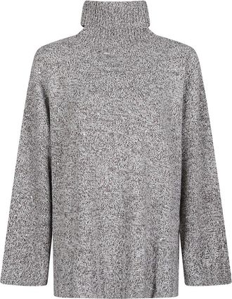 Pinko Dresda Turtleneck Trui - Dames - Coltruien - Grijs - XS - Truien & Vesten