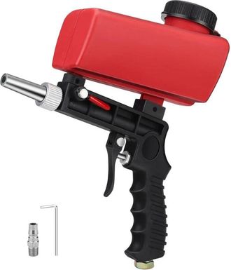OEM Pistola De Chorro De Arena Neum&aacute;tica Port&aacute;til Profesional Para Eliminar Restos De Pintura Y &Oacute;xido (roja)