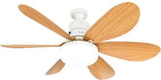 OEM Ventilador De Techo - 40 W - 6 Palas - 3 Velocidades - Rosca E27 - Para Sal&oacute;n Y Dormitorio - 1 Unidad