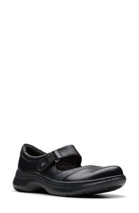 Clarks Pro Pace Mary Jane Flat in Black Leather at Nordstrom Rack, Size 7