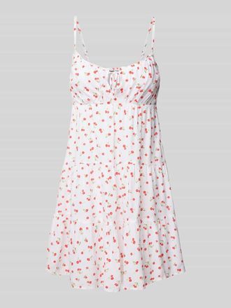 Review Minikleid mit Schl&uuml;sselloch-Ausschnitt in Weiss, Gr&ouml;&szlig;e S