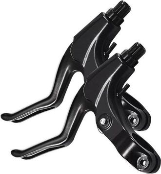 OEM Maneta Freno Aleaci&oacute;n Aluminio Plegable Ajustable, Manillares 22 Mm, Universal Frenos V, Ligera Resistente Desgaste, Manetas Freno Negras