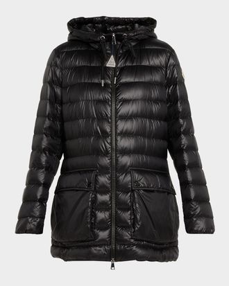 Moncler Jasmin Hooded Short Down Parka