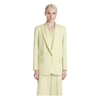 Simona Corsellini Blazers, female, Yellow, Size: XS Giacca a un bottone regular