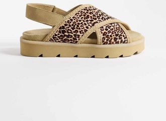Clarks Meare Cross - Sandali leopardati-Multicolore