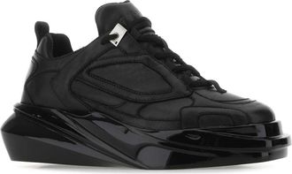 Alyx Womens Black Leather Hiking Sneakers Blk0001