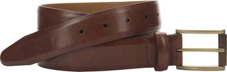Johnston & Murphy Smooth Leather Belt in Brown at Nordstrom, Size 36