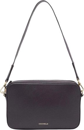 Coccinelle Tebe Mini Bag - Dames - Schoudertassen - Paars - ONE Size - Katoen - Tassen