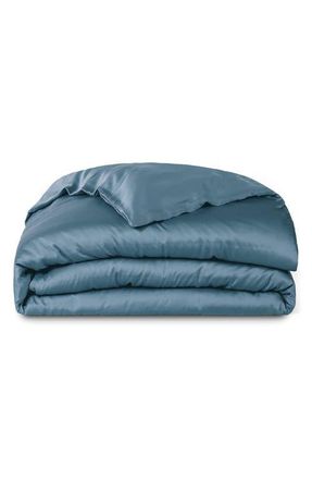 Sijo Tencel Lyocell Duvet Cover in Teal at Nordstrom, Size King