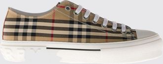 Burberry Sneaker Jack in cotone con motivo Vintage Check e punta in gomma
