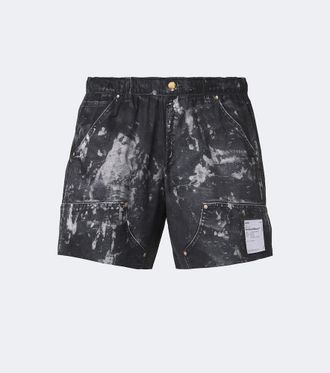 SATISFY Printed technical shorts