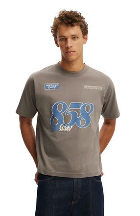 Cotton On Mens Cropped Fit Graphic T-Shirt in Slate Stone 858 at Nordstrom, Size Xx-Large