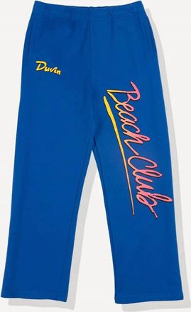Duvin Design Co. Mens Beach Club Sweatpants In Blue