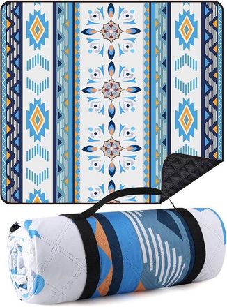 OEM Manta De Picnic Impermeable De 200 X 200 Cm, Ideal Para Acampar Y La Playa