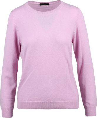 Cavalieri Cavalieri Cashmere Crew Neck Sweater In Gentle Pink