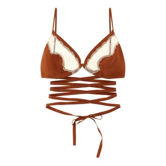 JEJIA Anna Triangle Bra - female - Jejia - Bras - Brown - M - Underwear
