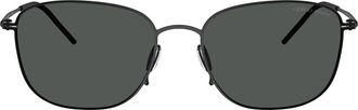 Giorgio Armani 0ar6168 Minimalist Metal Round Sunglasses