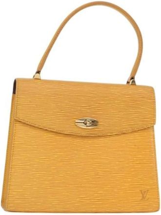 Louis Vuitton Pre-owned Handbags, female, Yellow, Size: ONE SIZE Pre-owned Vintage Handbag