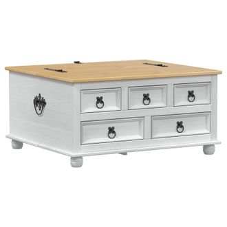 vidaXL Caja De Almacenamiento 90 X 78 X 45 Cm Madera De Pino Macizo Vidaxl