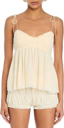 SER.O.YA Maven Top In Eggshell