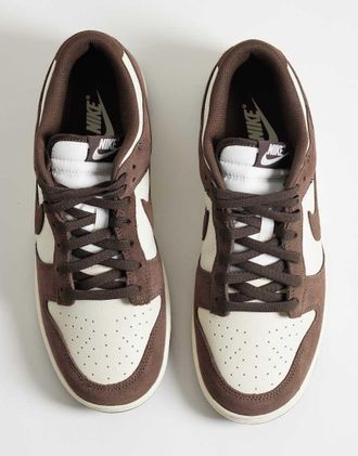 Nike Dunk Low Retro sneakers marroni e bianco sporco-Marrone