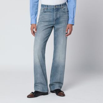 Valentino Jeans blu medio effetto slavato