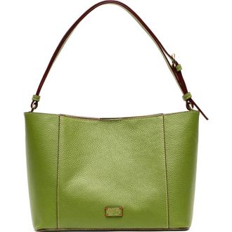 Frances Valentine June Tumbled Leather Hobo Bag in Fern at Nordstrom