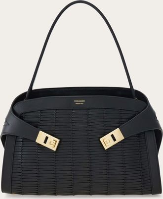 Ferragamo Women Hug handbag (M) Black