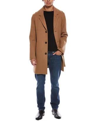 Cole Haan Wool-Blend Top Coat