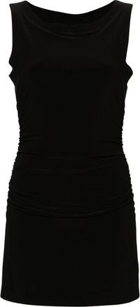 Norma Kamali Pickleball Ruched Mini Dress - Womens - Polyester/Spandex/Elastane