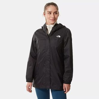 The North Face Antora Jacket Womens Black Waterproof Full Zip Parka ASM185
