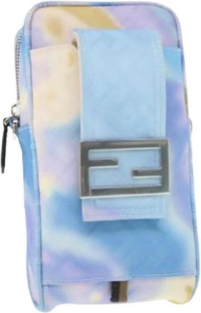 Fendi Pre-owned Vintage Canvas Cross Body Tas - Dames - Vintage Schoudertas - Veelkleurig - ONE Size - Vintage
