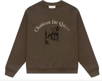 Museum of Peace and Quiet Mens Chateau Crewneck Sweater In Coffee