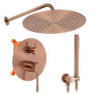 Rea Juego De Ducha Oculto Rea Js-625103-1brg Brush Copper