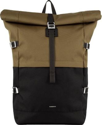 Sandqvist Icon Rolltop Backpack 26 Daypack - Unisex | schwarz/braun