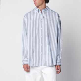 Loewe Camicia azzurra con motivo a righe