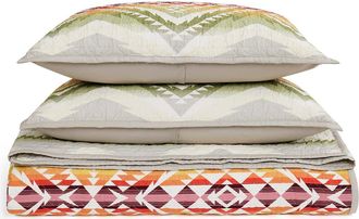 Pendleton Cascadia Coverlet & Shams Set in Gray Multi at Nordstrom, Size Twin