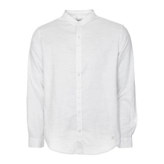 Nowadays Oxford Melange Shirt - Heren - Casual Overhemden - Wit - 2XL - Katoen - Overhemden