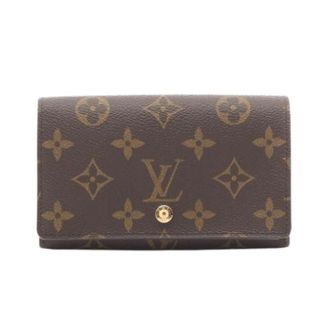 Louis Vuitton Pre-owned Wallets, female, Brown, Size: ONE SIZE Pre-owned Portemonnaie Bil Tresor Monogram wallet