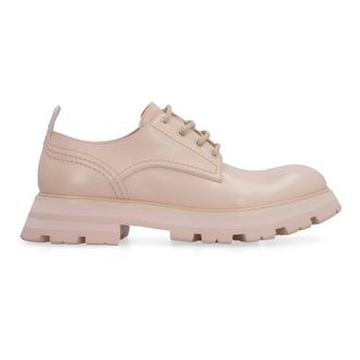 Alexander McQueen Laced Shoes, female, Pink, 5 1/2 UK, Wander Lace-Up Shoes
