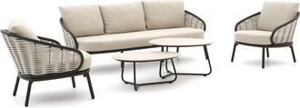 Apple Bee Pine Key stoel-bank loungeset 5-delig 5-zits