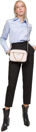 Michael Kors Womens Crossbody Bag Powder Blush Leather Crossbody-bags